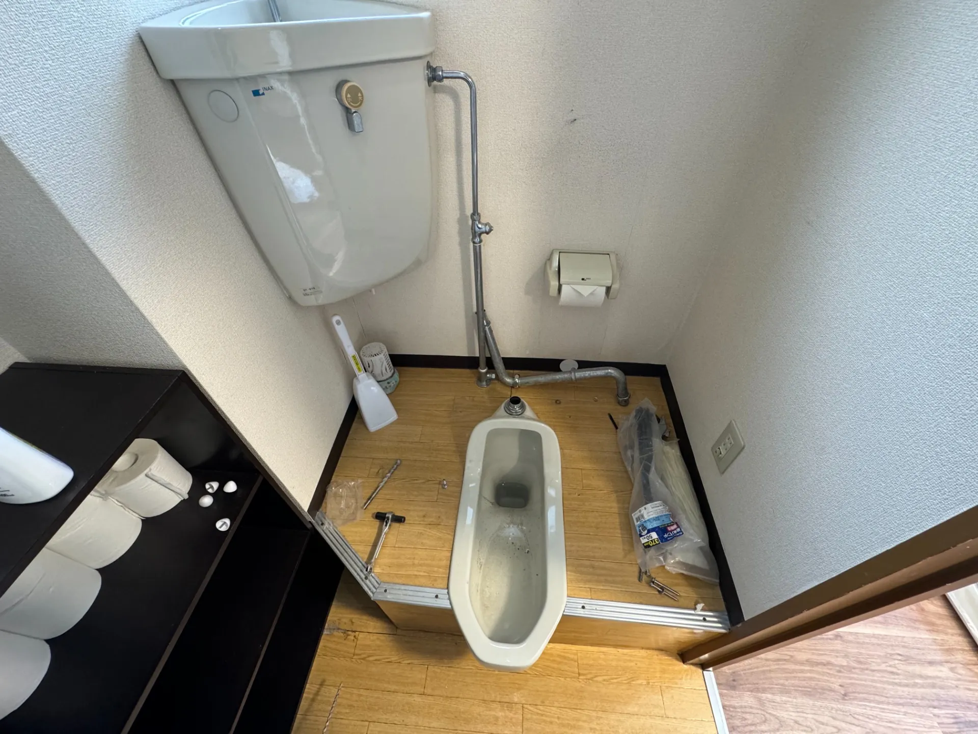 和式トイレを内装工事で快適空間へ